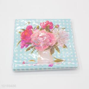 High Quality Party Napkins Table Serviettes with Flowers Pattern