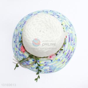 Lovely nice women's summer hat/women's straw hat