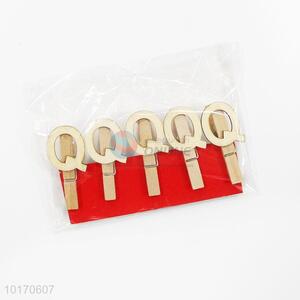 Cheap wholesale mini wooden photo clip