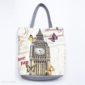 Wholesale cheap big ben lint tote bag/casual bags