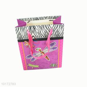 Top quality dragonfly gift paper bag