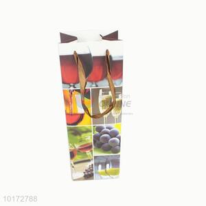 Gift promotion shopping wine bottle paper bag