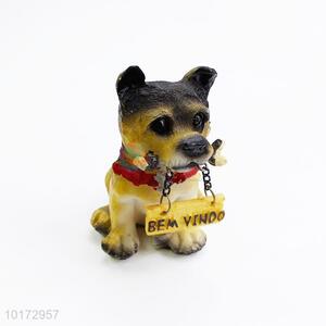 Fashion Style Polyresin Home Decoration Dog for Kid