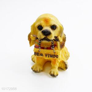 Pretty Cute Polyresin Craft Resin Statue Dog