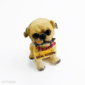 New Arrival Polyresin Home Decoration Dog for Kid