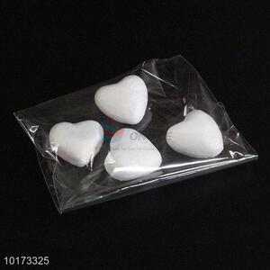 Cheap Price Heart Shaped Foam Craft for Decoration, 4 Pieces/Bag