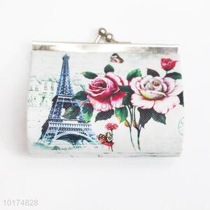 Exquisite designed printed coin wallet for women