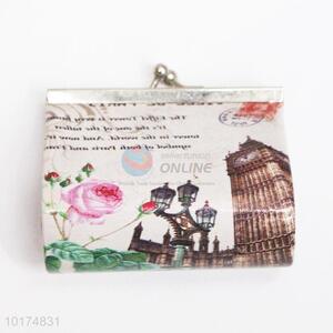 Factory promotional printed coin purse for women