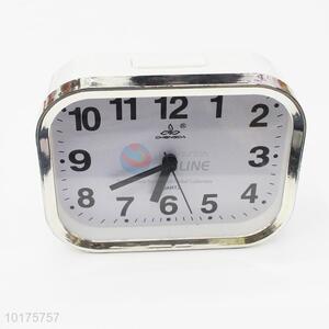 Factory direct new arrival silver alarm clock