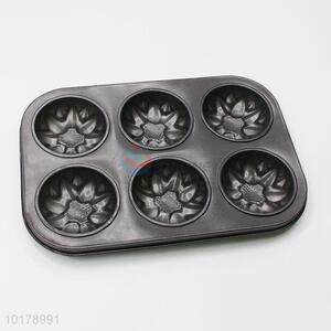 Wholesale Diy Bakeware Tools Non-stick 6 Hole Cake Mold