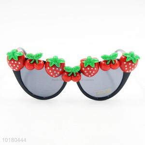 Cool design strawberry&cherry decorative sunglasses