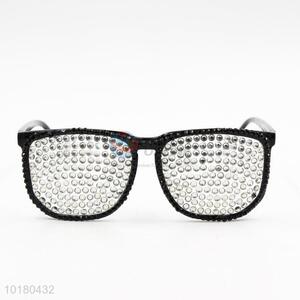 Newest design silver diamante eye glasses