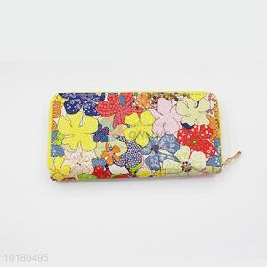 Colorful Flower Printed Purse&Wallet for Ladies