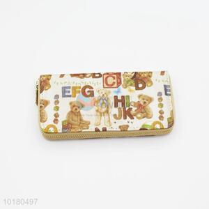 Wholesale Cute Bear Pattern Purse&Wallet for Ladies