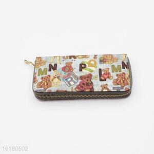 Likable Bear Pattern Purse&Wallet for Ladies