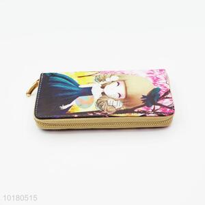 Beautiful Girl Pattern Purse&Wallet for Ladies