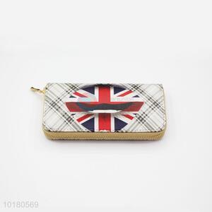 Exquisite British Style Purse&Wallet for Ladies with Zipper