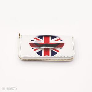 Nice British Style Purse&Wallet for Ladies with Zipper