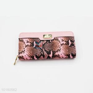 Serviceable Pink Purse&Wallet for Ladies with Zipper