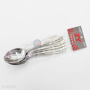 6 Pieces/ Bag New Arrival Stainless Steel Single Handle Spoons