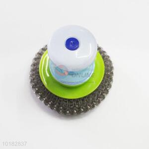 Creative wire mesh scrubber cleaning ball with handle