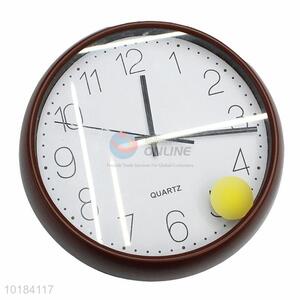 High Quality Black Round Shaped Plastic Wall Clock