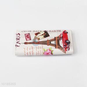 Wholesale Tower Printed PU Purse/Wallet for Girls