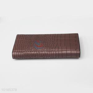 Competitive Price Rectangular PU Purse/Wallet for Ladies