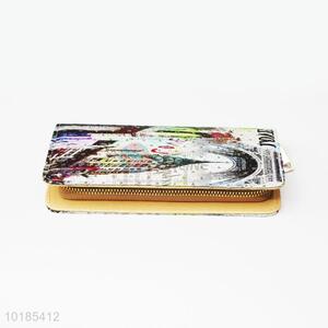 Colorful Rectangular PU Purse/Wallet for Ladies