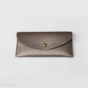 Cool Bronze Rectangular PU Purse/Wallet for Ladies