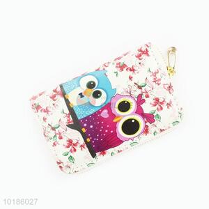 Reasonable Price Cartoon Owl Printing Purse