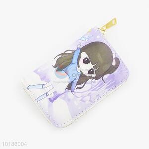 Utility and Durable Cartoon Girl Printing Purse