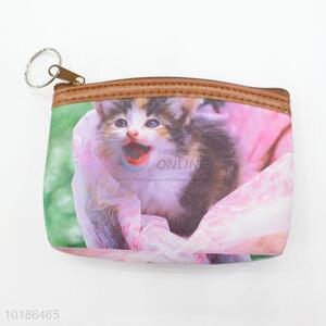 Good Quality Small Cat Coin Purses/Cheap Mini Coin Bags