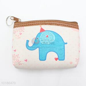 Eco-friendly Cartoon Elephant Printed Coin Purse Wallet Pouch Money Bag