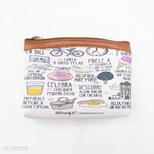 Hot selling Cartoon Pattern PVC with Lining Coin Bag