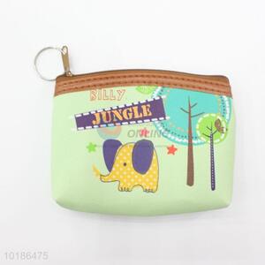 Factory Price Cartoon Elephant Coin Purse Wallet Pouch Money Bag