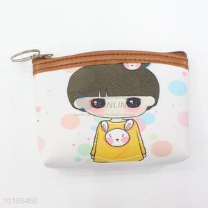 Women's Exquisite Cute Girl Pattern Wallets Coin Purse