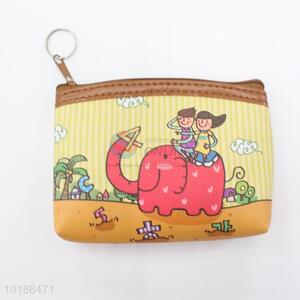 New Product Cartoon Elephant Pattern Coin Purse Wallet Pouch Money Bag