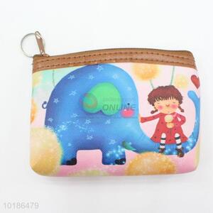 Low Price Cartoon Elephant Pattern Hasp Coin Purse Wallet Clutch Bag