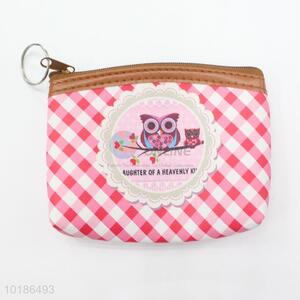 New Arrival Check Pattern Coin Purse Wallet Pouch Money Bag