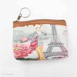 Women Fashion Girl Pattern Short Wallets Small Wallet Zipper Roomy Purse