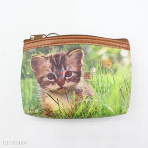 High Quality Cute Cat Coin Purses/Cheap Mini Coin Bags