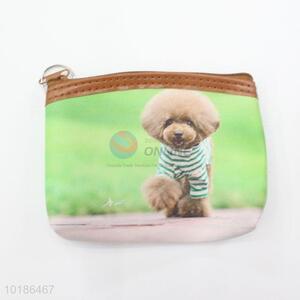 Lovely Teddy Printed Women Coin Purses/Cheap Mini Coin Bags