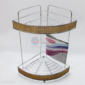 Simple 2 Layers Stainless Steel Shoe Racks