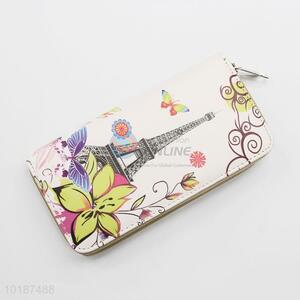 The Eiffel Tower Fashion Modern Printed Women Long Wallet Purse