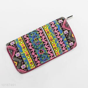 Unique Pattern Vintage Women Long Wallet Fashion Purse