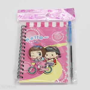 High Quality Portable Friendship Stationery Notebook with Pen