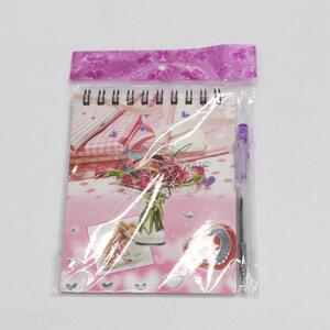 Wholesale School Stationery Office Notebook with Pen