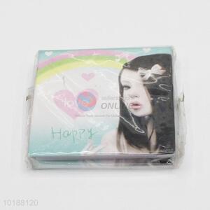 Promotional Girl Pattern Portable Mini Paper Notebook