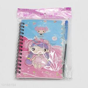 Girl Gift Portable Notebook with Pen